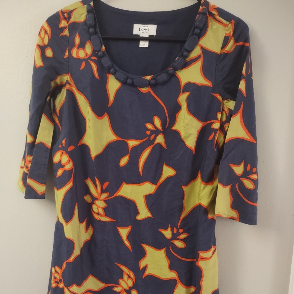Ann Taylor Tropical Dress NWT